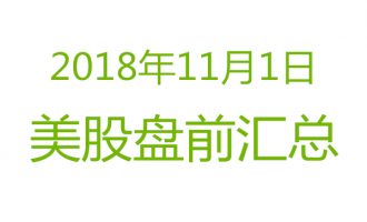 美股2018年11月1日盘前分析