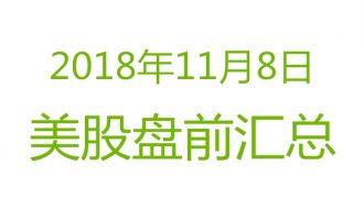 美股2018年11月8日盘前分析